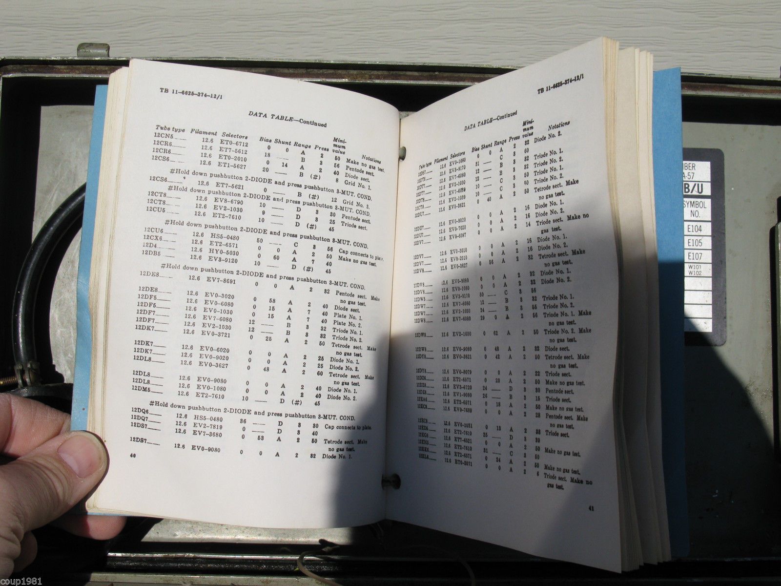 Forway TV7-B/U tube tester